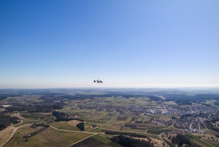Tragschrauber-Ausflug nach Degerfeld